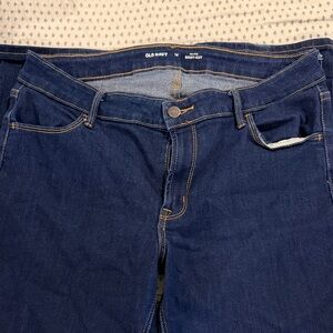 Old Navy Dark Blue Bootcut Jeans for Women